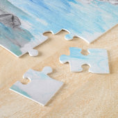 Kerk bij de zee legpuzzel (Zijkant)