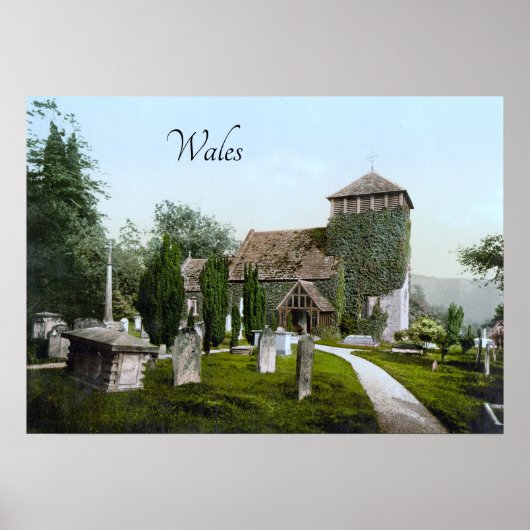 Kerk bij Monmouth (1900) Poster (Voorkant)