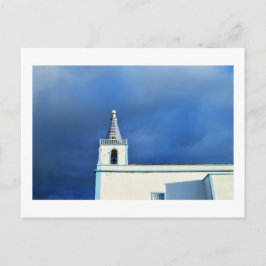 Kerk bij zonsopgang: Angra do Heroismo, Azoren Pos Briefkaart