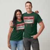 Kerk Billboard Signs Grappige Christelijke Gezegde T-shirt (Unisex)