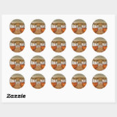 Kerk - Binnen een kerk Ronde Sticker (Vel)