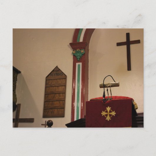kerk briefkaart (Voorkant)
