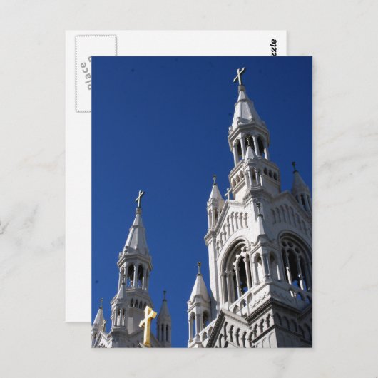 kerk briefkaart (Voorkant / Achterkant)