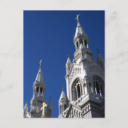 kerk briefkaart (Voorkant)