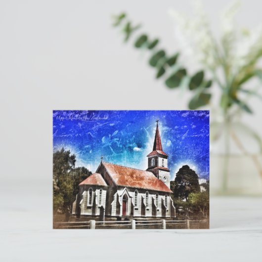 kerk briefkaart (Staand voorkant)