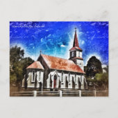 kerk briefkaart (Voorkant)
