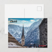 kerk briefkaart (Voorkant / Achterkant)