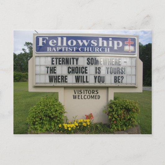 Kerk Briefkaart (Voorkant)