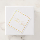 Kerk Calligrafie Bruiloft Bedankjes Labels (Met doos)