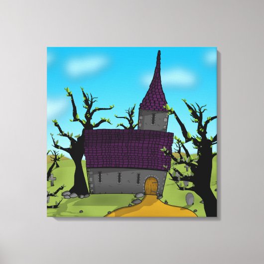 Kerk Canvas Afdruk (Voorkant)