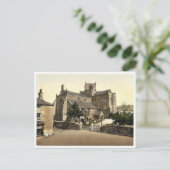 Kerk, Cartmel, Engeland, Fotochrom Briefkaart (Staand voorkant)