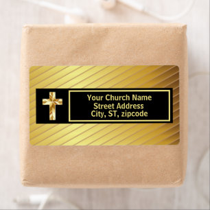 Kerk Classy Goud en Zwart Verzending Bijbels Etiket