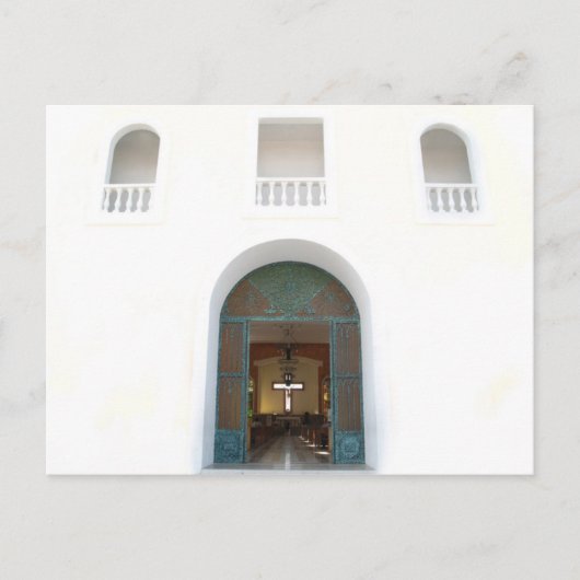 Kerk Cozumel Briefkaart (Voorkant)