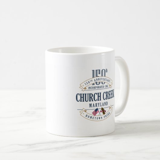 Kerk Creek, Maryland 150e Jubileum Mok (Voorkant rechts)