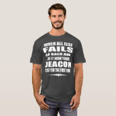 Kerk Deacon Grappig T Gift Katholieke Deacon Gift T-shirt (Voorkant volledig)