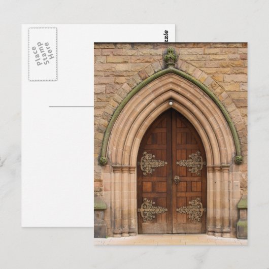  kerk Doors - Verenigd Koninkrijk - Briefkaart (Voorkant / Achterkant)