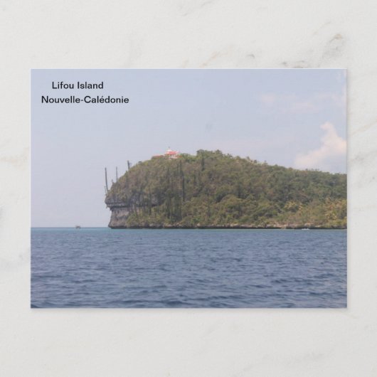 Kerk, eiland Lifou, Nieuw-Caledonië Briefkaart (Voorkant)