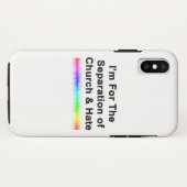Kerk en Haat Case-Mate iPhone Case (Achterkant (horizontaal))