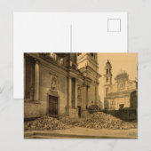 Kerk en puin, Sanremo, Ligurië, Italië Briefkaart (Voorkant / Achterkant)