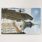 Kerk en standbeeld van Warschau, Polen 1014-pc Legpuzzel (Horizontaal)