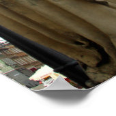 Kerk en standbeeld van Warschau, Polen Poster (Hoek)