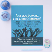 Kerk.Ergerschap.Bijbel.Fellowship.Healing.Prayer Flyer (Enkel)