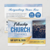 Kerk Evenement Conferentie Briefkaart (Voorkant / Achterkant)