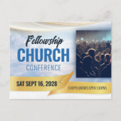 Kerk Evenement Conferentie Briefkaart (Voorkant)