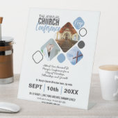 Kerk Event Flyer Bijbelstudie, Conferenties Reclamebord Met Voetstuk (Insitu)