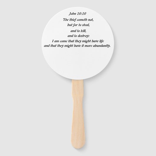 Kerk Fans Handwaaier (Achterkant)