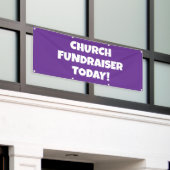 Kerk Fondsenwerving Vandaag Banner (Buitenkant Gebouw)