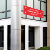 Kerk Fondsenwerving Vandaag Banner (Buitenkant Gebouw)