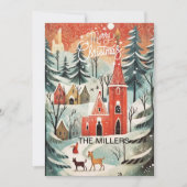  Kerk Foto Bericht Kerst Feestdagenkaart (Voorkant)