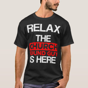 Kerk Geluid Guy Hier Audio Tech Engineer T-shirt