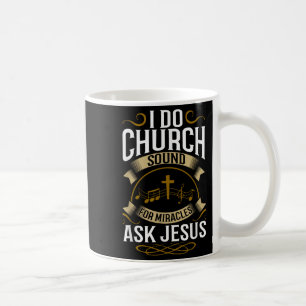 Kerk geluidstechnicus O Systeem Muziek Christelijk Koffiemok