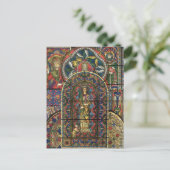 Kerk Glas in lood Venster,  Architectuur Briefkaart (Staand voorkant)