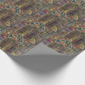 Kerk Glas in lood Venster, Architectuur Cadeaupapier (Hoek)