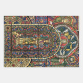 Kerk Glas in lood Venster,  Architectuur Inpakpapier Vel (Voorkant 2)