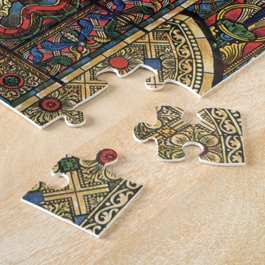 Kerk Glas in lood Venster, Architectuur Legpuzzel (Zijkant)