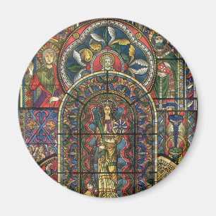 Kerk Glas in lood Venster,  Architectuur Magneet