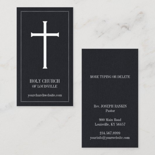 Kerk Heilig Kruis Visitekaartjes (Voorkant / Achterkant)