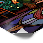 Kerk Heiligdom met Kerstmis Perfect Poster (Hoek)