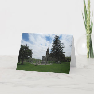 “Kerk Heilige Kruis Landschap” Condoleancekaart Kaart