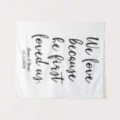 Kerk Huwelijksfeest Decoraties Achtergrond Ceremon Wandkleed (Voorkant (horizontaal))