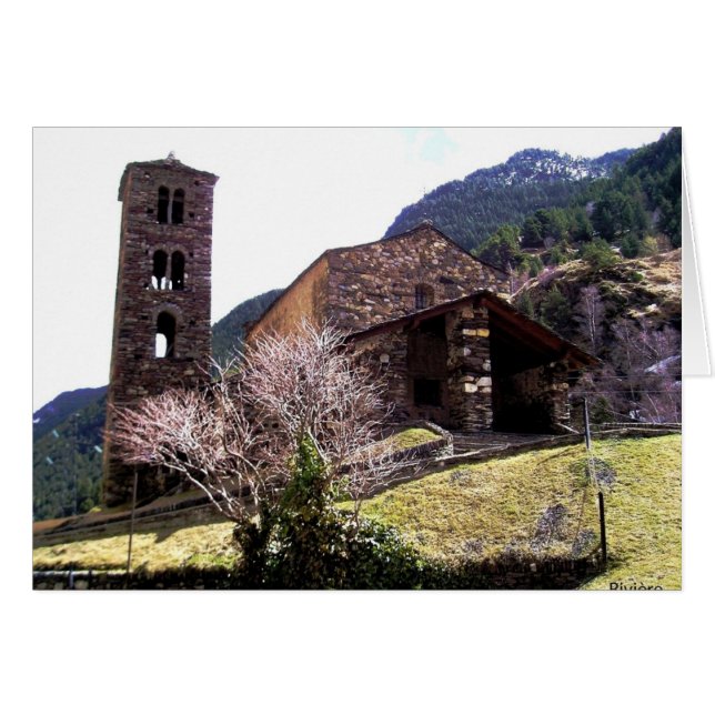 Kerk in Andorra (Voorkant Horizontaal)