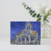 Kerk in Auvers door Van Gogh schilderende kunst Briefkaart (Staand voorkant)