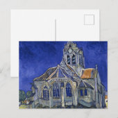 Kerk in Auvers door Van Gogh schilderende kunst Briefkaart (Voorkant / Achterkant)