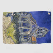 Kerk in Auvers door Van Gogh schilderende kunst Golfhanddoek (Horizontaal)