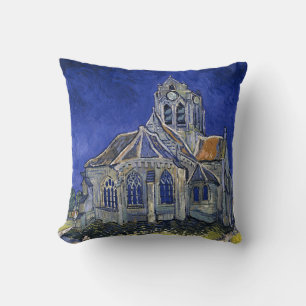 Kerk in Auvers door Van Gogh schilderende kunst Kussen