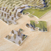 Kerk in Auvers door Van Gogh schilderende kunst Legpuzzel (Zijkant)